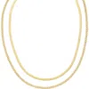 St. Moran Set Of 2 Chain Necklaces In Gold