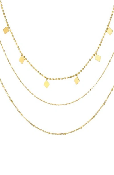 St. Moran Set Of 3 Assorted Necklaces In Gold