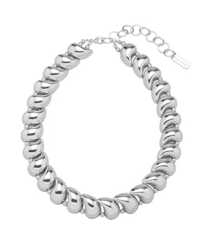 St. Moran Silver Zaha Statement Necklace In Purple