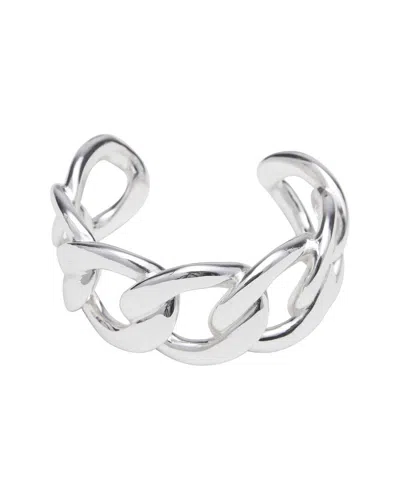 St. Moran Stainless Steel Curb Chain Dakota Cuff In Gray