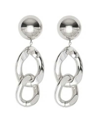 St. Moran Stainless Steel Curb Chain Jagger Earrings