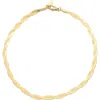 St. Moran Twisted Chain Anklet In Gold