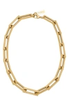 St. Moran Two-tone Oversize Chain Necklace In Gold