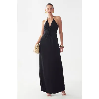 St Mrlo Alaia Dress In Black