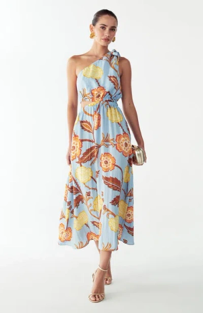 St Mrlo Amile Midi Dress In Multi