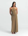 St Mrlo Anais Slip Dress In Brown
