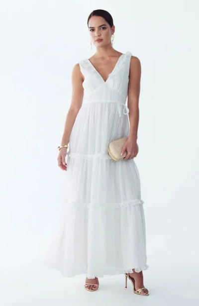 St Mrlo Denison Maxi Dress In White