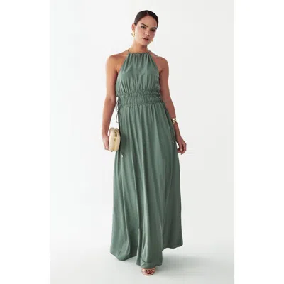 St Mrlo Elias Maxi Dress In Green