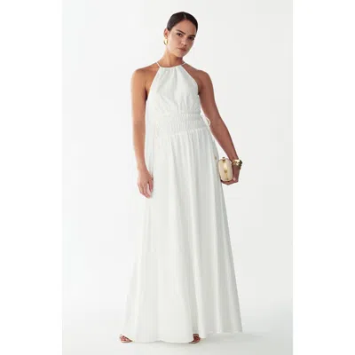 St Mrlo Elias Maxi Dress In White