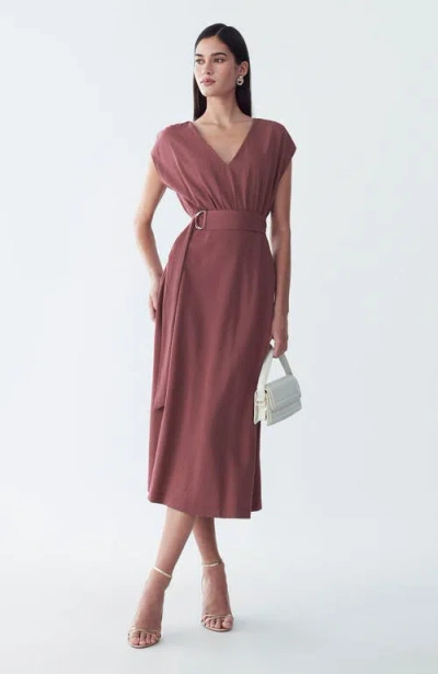 St Mrlo Enzy Dress In Brown