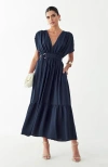 St Mrlo Este Midi Dress In Blue