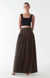 St Mrlo Gracie Skirt In Brown