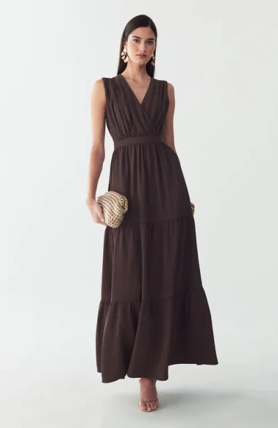 St Mrlo Grennan Maxi Dress In Brown
