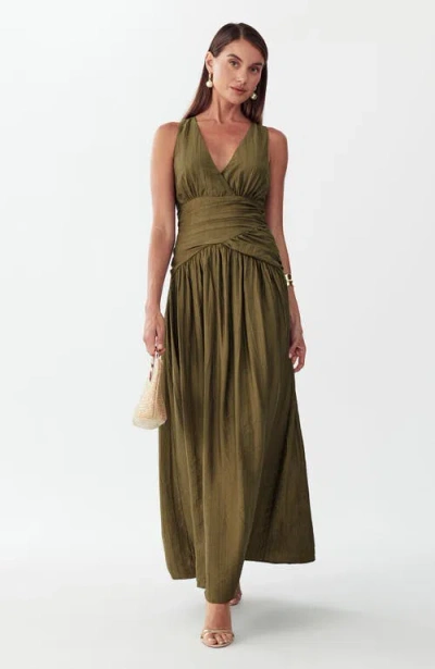 St Mrlo Jasa Midi Dress In Green