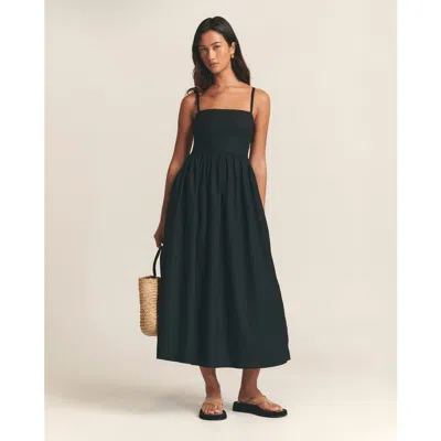 St Mrlo Lanah Midi Dress In Black