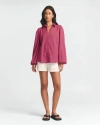 St Mrlo Pico Blouse In Pink