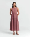 St Mrlo Remi Tiered Dress In Pink