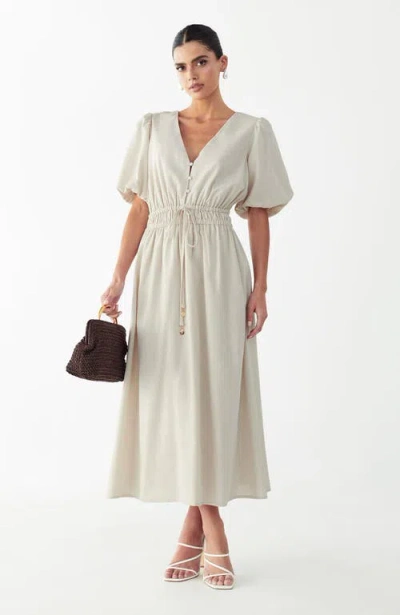 St Mrlo Rowley Midi Dress In White