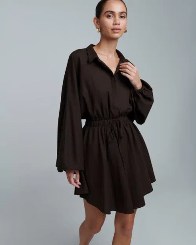 St Mrlo Shauna Mini Dress In Brown