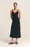 St Mrlo Tide Midi Dress In Black