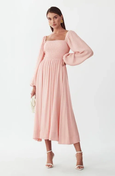 St Mrlo True Midi Dress In Pink