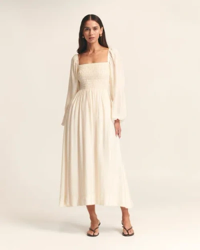 St Mrlo True Midi Dress In White