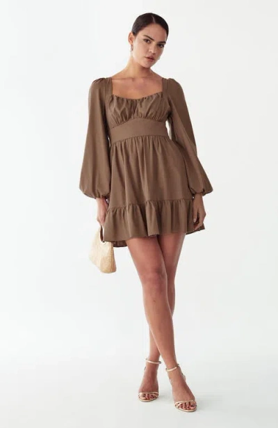 St Mrlo Wrenn Mini Dress In Brown