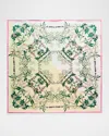 St. Piece Abigail Double-sided Floral Silk Scarf