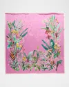 St. Piece Ailee Floral-print Silk Scarf