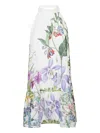 St. Piece Floral-print Sleeveless Midi Dress In Multi