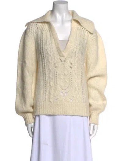 Pre-owned St. Roche Alpaca Sweater In Neutral
