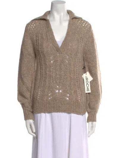 Pre-owned St. Roche Alpaca Sweater W/ Tags In Neutral
