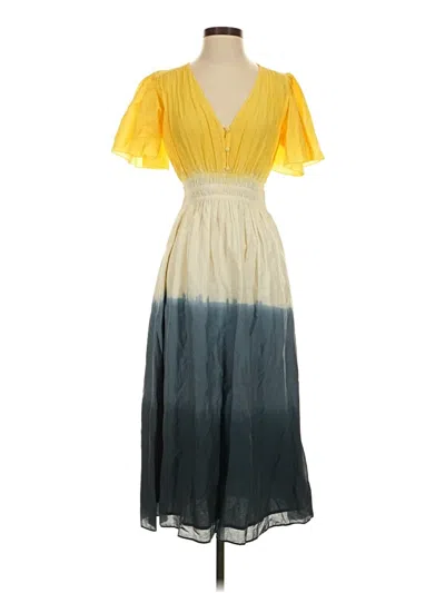 Pre-owned St. Roche Casual Dress In Yellow