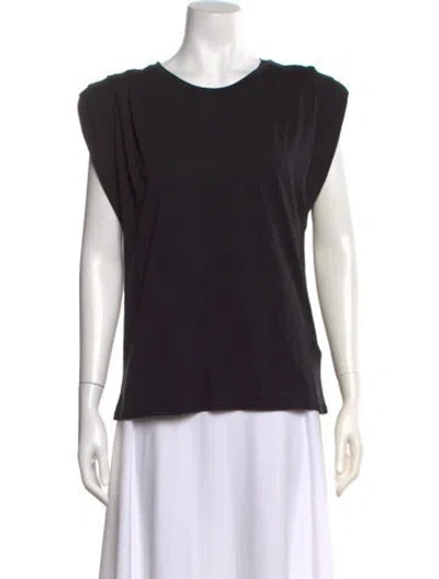 Pre-owned St. Roche Crew Neck Sleeveless T-shirt In Black
