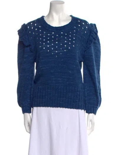 Pre-owned St. Roche Crew Neck Sweater In Blue