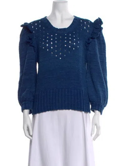Pre-owned St. Roche Crew Neck Sweater In Blue