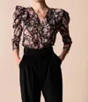 St. Roche Hatfield Top In Belladonna Print In Multi