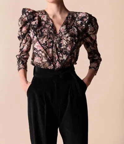 St. Roche Hatfield Top In Belladonna Print In Multi