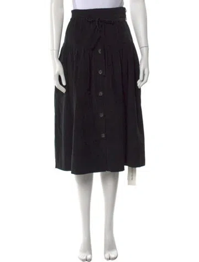 Pre-owned St. Roche Midi Length Skirt In Black
