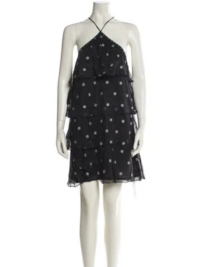 Pre-owned St. Roche Printed Mini Dress In Multi