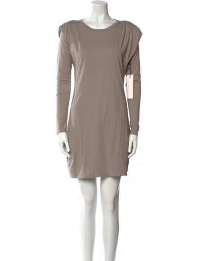 Pre-owned St. Roche Scoop Neck Mini Dress W/ Tags In Neutral