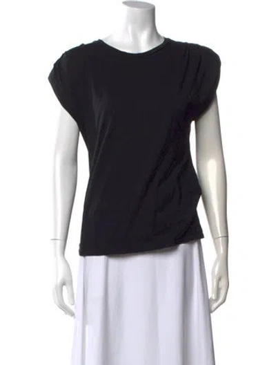 Pre-owned St. Roche Supima Cotton Crew Neck T-shirt In Black