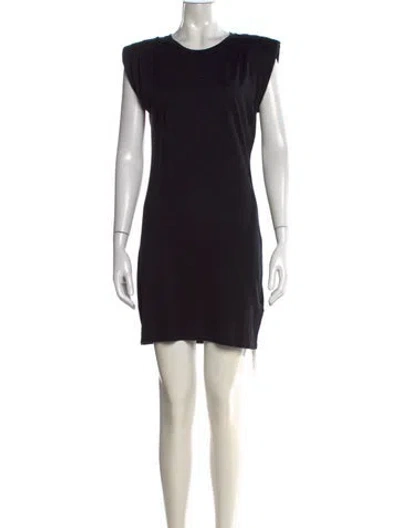 Pre-owned St. Roche Supima Cotton Mini Dress In Black