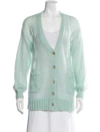 Pre-owned St. Roche V-neck Sweater In Blue