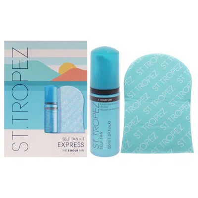 St Tropez Self Tan Express Kit By St. Tropez For Unisex - 2 Pc 1.69oz Advance Bronzing Mousse, Velvet Luxe App