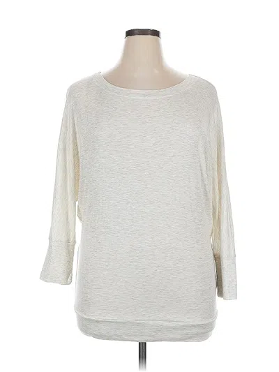 Pre-owned St. Tropez West 3/4 Sleeve T-shirt In White