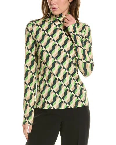 St John St. John Diagonal Geo Top In Black