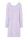 ST JOHN SEQUIN KNIT LONG SLEEVE DRESS