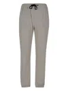 St95 4-way Stretch Logo Patch Trousers In Gray