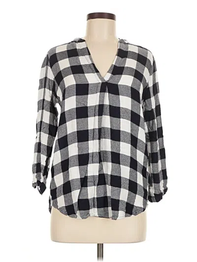 Pre-owned Staccato 3/4 Sleeve Blouse In Black